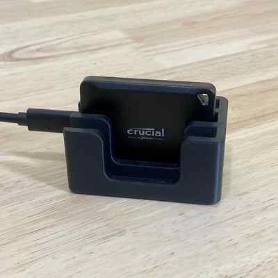 Crucial X9 X10 Desktop SSD Holder/Organizer for Photographers, Gamers, Musicians