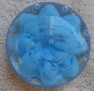 Dunlavy Blue Paperweight - Picture 1 of 3