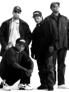 V4910 NWA Rare DJ Yella MC Ren Eazy-E Dr Dre Gangsta Rap WALL POSTER PRINT UK - Picture 1 of 13