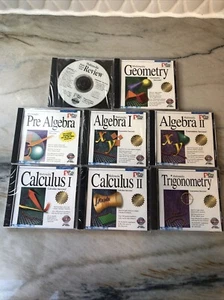 Pro One Multimedia Math Algebra I II Geometry Calculus I II Trigonometry CD-ROM - Picture 1 of 10