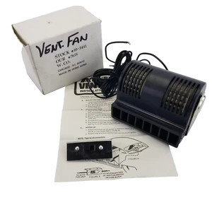 NOS Auto Ventilator Fan 12 Volt 7658 Hong Kong Box Instructions Vintage - Picture 1 of 7