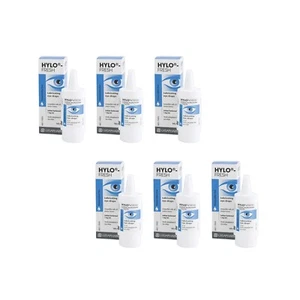 6x HYLO FRESH Lubricating Eye Drops 10mL Preservative Free - Foto 1 di 3