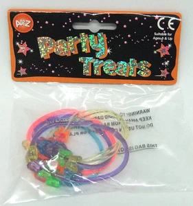Plástico Mariposa Pulsera 6 Paquete Nuevo Niñas Fiesta Bolsa Juguetes - Detalles - Imagen 1 de 1