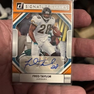 2022 Panini Donruss Signature Marks Fred Taylor #SM-FT Auto Jaguars - Picture 1 of 6