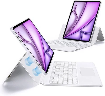 ESR iPad Air 13 Inch Case Keyboard (M3/M2, 2025/2024), White - Image 1 of 2