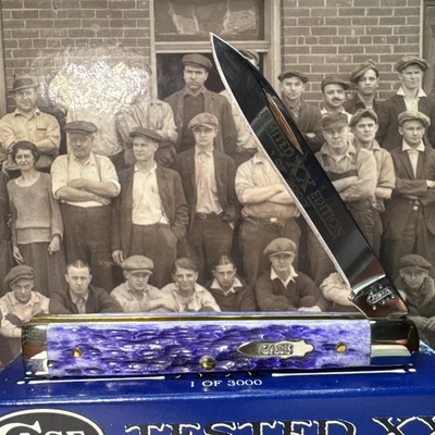 Case XX Doctors Knife 6185 Ultra Violet Bone Limited Edition 2003 Model Mint/Box - Image 1 of 4