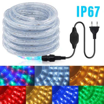 1-25m LED Lichterschlauch Lichtschlauch Lichterkette Partydeko Außen Innen IP67 - Bild 1 von 4