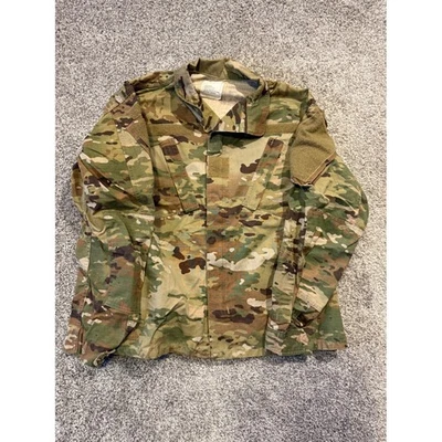 Army Jacket Small Regular Unisex Combat Uniform ACU Multicam Camouflage Military - Image 1 of 4