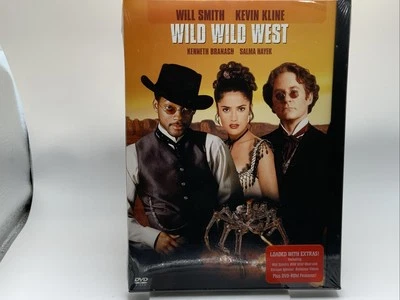 Wild Wild West (DVD, 1999) NEW, SEALED, Salma Hayek, Will Smith, Kevin Kline Foto 1 de 2