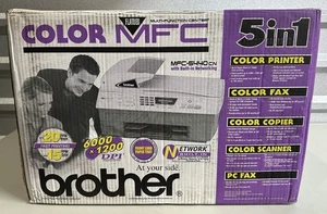 BROTHER COLOR MULTI FUNCTION CENTER MFC-5440 CN 5 IN 1 PRINTER *BRAND NEW* - Picture 1 of 3