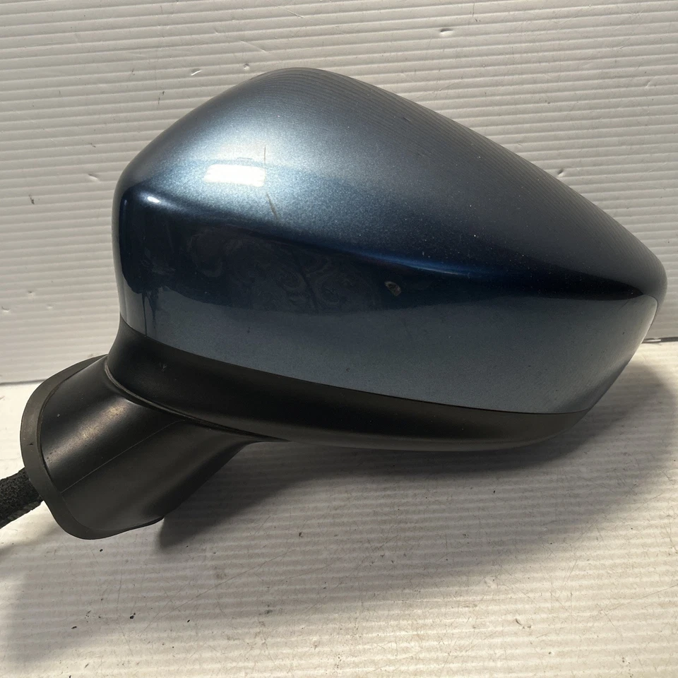 Espejo retrovisor Mazda 2017 2018 3 puertas 3 cables azul conductor izquierdo OEM 0456 Foto 1 de 4