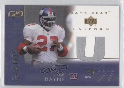 2001 Upper Deck Game Gear Uniforms Ron Dayne #RD-U - Image 1 of 2