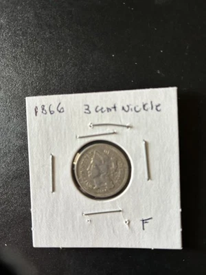 1866 Three Cent Nickel - Image 1 of 2