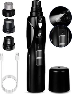 Electric Dog Nail Trimmer Rechargeable Dog Nail Grinder for Large Dogs - Picture 1 of 9
