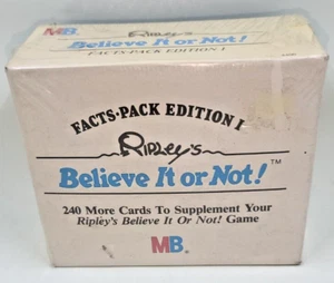 Vintage 1984 Milton Bradley Ripley's Believe It Or Not Facts Pact Edition 1 - Picture 1 of 9