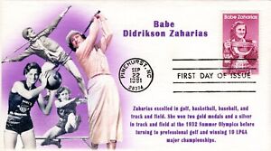 AO-1932, 1981, Babe Didrikson Zaharias, Add-on Cachet, First Day Cover, Standard