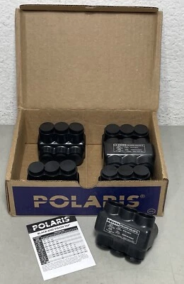 *NEW* Box of 6 Polaris IPLD250-3 Black Wire Connectors 35GF 250 MCM - 6 AWG - Image 1 of 3