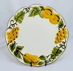 Stangl Sculptured Fruit 12" Chop Plate Round Platter Thanksgiving VTG  1966-78 - Bild 1 von 13