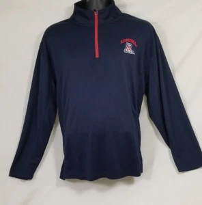 Arizona Wildcats Blue Men's Long Sleeve Pullover Shirt Size Large - Picture 1 of 7