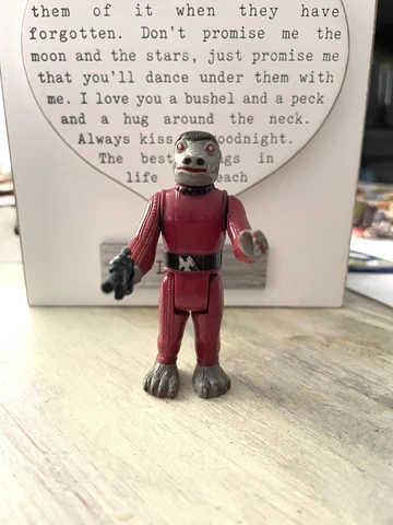 Vintage Star Wars Snaggletooth Original Weapon 100% Complete Action Figure 1978 Cover
