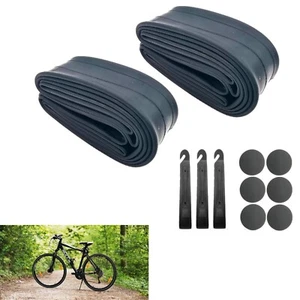 Tubo interior de bicicleta 2 PK 26" pulgadas 26 x 2,125- 2,35 neumático de goma interior BMX - Imagen 1 de 1