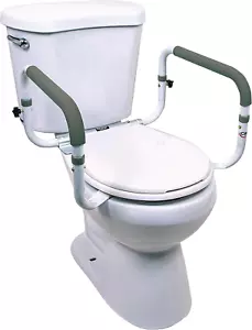 Toilet Safety Frame - Toilet Safety Rails with Adjustable Width - Toilet - Picture 1 of 12