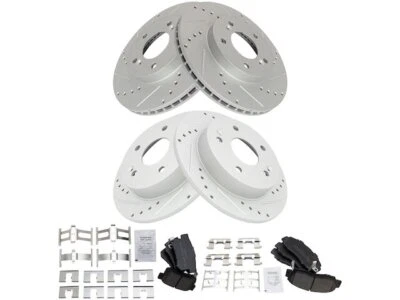 Kit de pastillas de freno y rotor delantero y trasero Honda Prelude 1997-2001 69348WTYY Foto 1 de 2