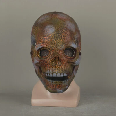 Halloween Open Moving Mouth Skull Zombie Mask Cosplay Masquerade Props Latex - Image 1 of 4