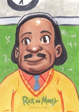 Cryptozoic Rick and Morty Season 2 Sketch Card Mr.Goldenfold 