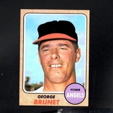  1968 Topps # 347 George Brunet Ex-Mt