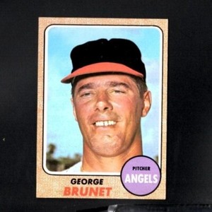  1968 Topps # 347 George Brunet Ex-Mt
