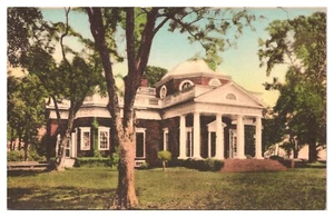 Hand Colored Monticello, West Front, Charlottesville, Virginia Postcard - Picture 1 of 2