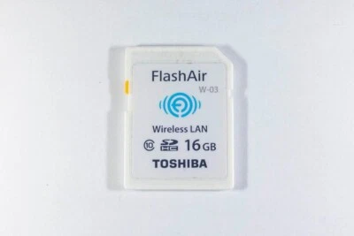 FlashAir SDHC card with Toshiba wireless LAN W-03 16GB Class10 domestic genuine - Image 1 of 3