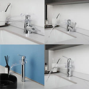 Bathroom Faucet Chrome Waterfall Spout Mixer Deck Mount Brass Washing Basin Taps - Imagen 1 de 72