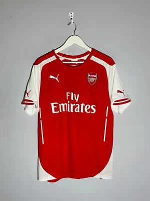 Arsenal FC Puma 2014/15 Home Y2k Streetwear Football Shirt Soccer Jersey  - Image 1 of 4