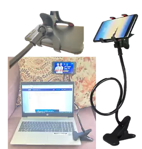 3Pcs Lot Universal Lazy Mobile Phone Clip Mount Gooseneck Stand Holder Flexible  - Picture 1 of 12