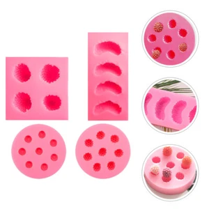 4 Pcs Obstkuchenform Obst-Bastelform Wiederverwendbare Süße Backformen - Bild 1 von 12