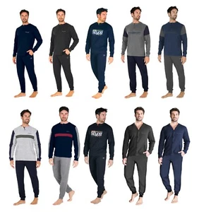 PIGIAMA LUNGO DA UOMO ALVIERO MARTINI IN COTONE VARI COLORI E TAGLIE - Zdjęcie 1 z 27