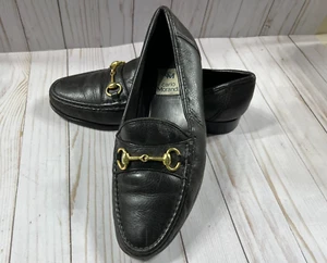 Carlo Morandi Mens Brown Leather Round Toe Slip On Loafer Shoes Size 12 D - Picture 1 of 5