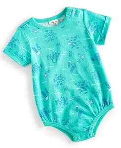 First Impressions Baby Boys Sea-Print Sunsuit 3-6Months - Picture 1 of 4