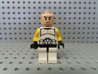 Lego Figur Star Wars Clone Trooper Commander Yellow No Helm Sw0481  75019