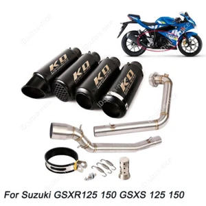 For Suzuki GSXR GSXS 125 150 Header Tip Exhaust Pipe Slip On Full Exhaust System - Picture 1 of 9