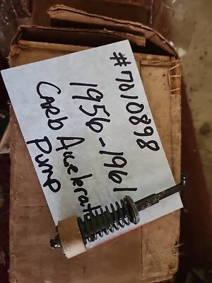 1956-61 Chevrolet Truck Rochester bomba aceleradora carburador Gm# 7010898 - Imagem 1 de 3