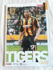 2006/07 HULL CITY v NORWICH CITY programme 6th Apr 2007 writing on front & back - Picture 1 of 2