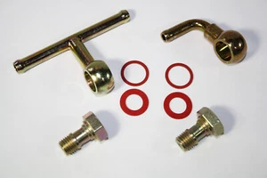 Conexión gasolina Banjo / fuel inlet Weber 40 45 48 DCOE carburador doble carburador - Imagen 1 de 6