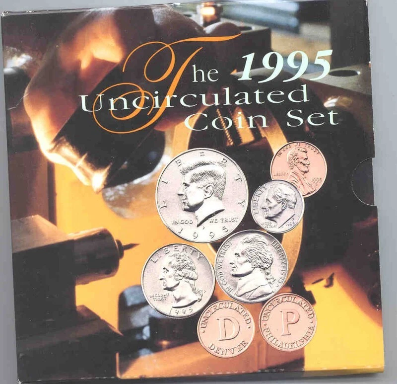 1995 P D Uncirculated Set(Mint Set) Special Packaging - Image 1 of 1