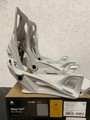 BURTON STEP ON MEN'S SNOWBOARD BINDINGS SIZE SMALL COLOR GRAY CLOUD BRAND NEW - Image 1 of 4