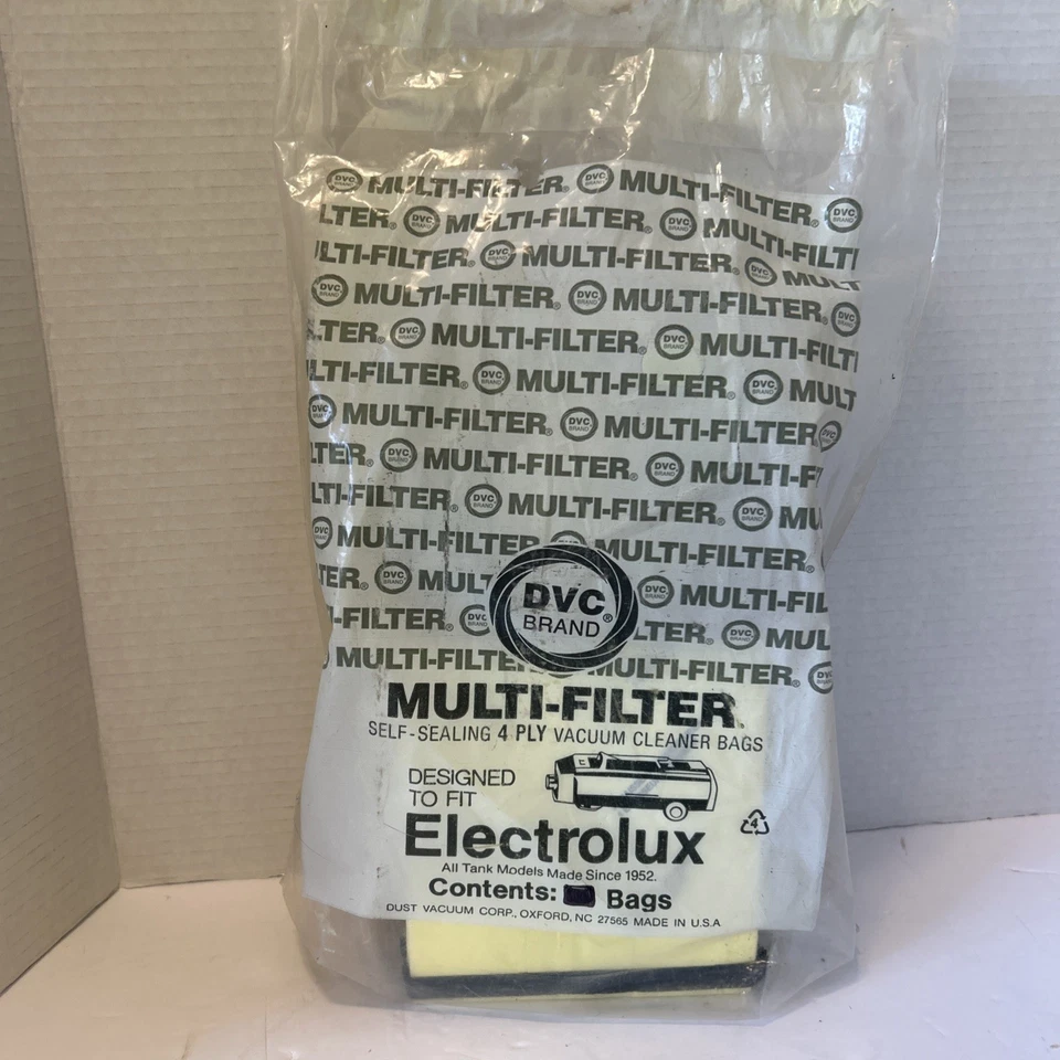  15 DVC Vacuum Cleaner Bags for Electrolux tank models 4-Ply Self-Sealing - Image 1 of 1