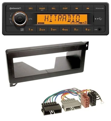 Continental 1DIN USB AUX MP3 Autoradio für Chrysler Voyager Vision Neon Jeep Gra - Bild 1 von 4
