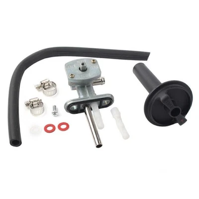 Fuel Valve Petcock & Lever Screw Fit Kawasaki Prairie 400 KVF400 1999-2002 2000 - Image 1 of 4